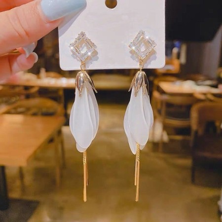 Feather Tassel Earrings-115